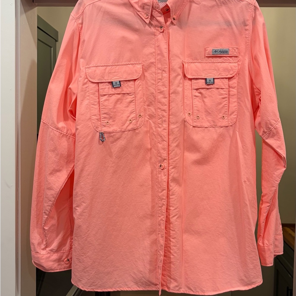 Columbia Coral Button-Up Shirt